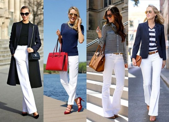 Белые брюки женские: с чем носить?