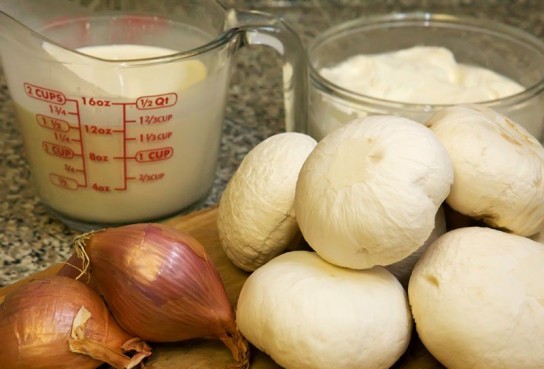 Соус грибной со сливками - рецепт