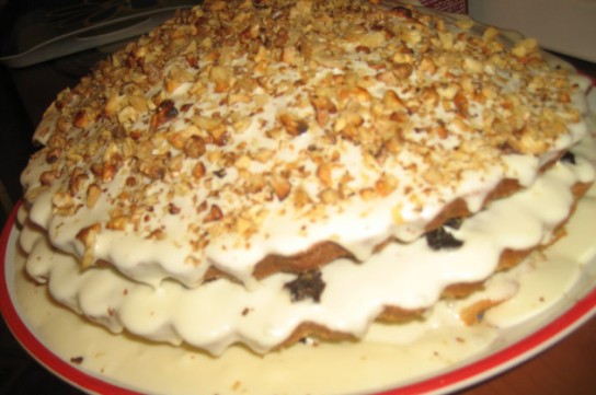 Бабушкин торт сметанный Бахетле рецепт фото пошагово и видео
