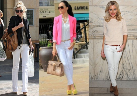 Белые джинсы: основные правила выбора