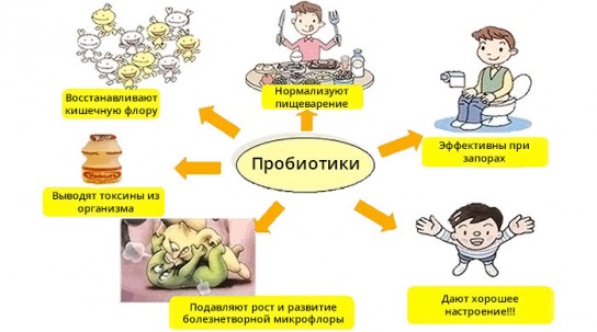 Когда назначаются пробиотики?