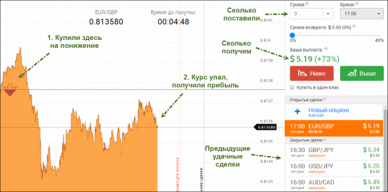 Заработок на бинарных опционах: пошаговая инструкция